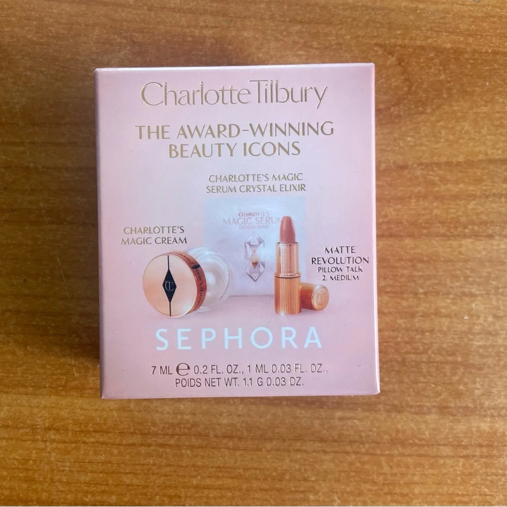NWT Charlotte Tilbury Iconic Glam magic cream serum lipstick - Picture 2 of 3